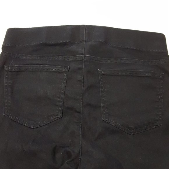 NYDJ Black Wash High Rise Pull On Skinny Jeans - Picture 2 of 5